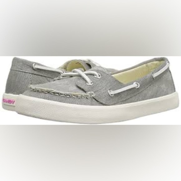 WOMENS ROCK & CANDY GRAY SHERINE BOAT SHOES SIZE 6 NICE - Picture 1 of 9